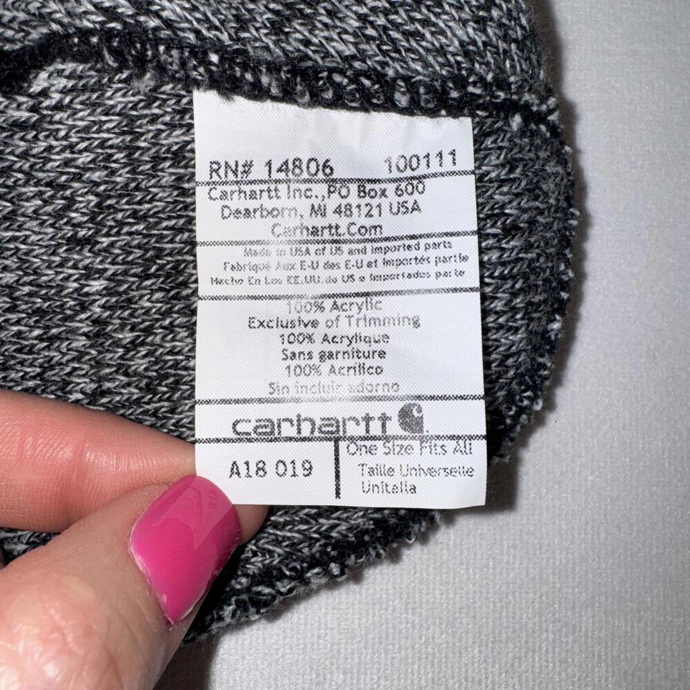 Carhartt Grey Beanie - Picture 3 of 3